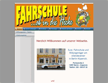 Tablet Screenshot of fahrschule-abindiehecke.de